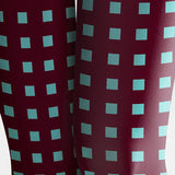 Rimtautas | Kojinės ir ilgos kelnės su raudonai žaliomis Burgundy spalvos juostelėmis