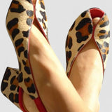 Rytis | Sandalai su leopardo raštu