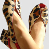 Rytis | Sandalai su leopardo raštu