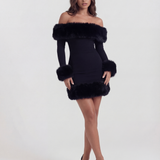 Alvyda | Žaisminga prabangi elegancija Mini suknelė