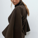 Ieva | Elegantiškas paltas su diržu