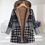 Ignė | Elegantas juodai baltas paltas dienos patogumui