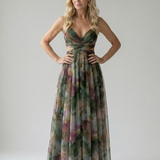 Kamilė | Minkšta Wrap Maxi Suknelė