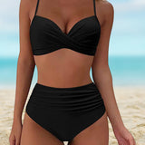 Nastazija | Elegantiškas Bikinis su Aukštu Liemeniu