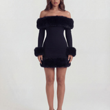 Alvyda | Žaisminga prabangi elegancija Mini suknelė