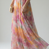 Kamilė | Minkšta Wrap Maxi Suknelė