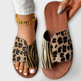 Oksana | Dvispalvės sandalos su leopardo raštu