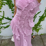 Greta | Elegantiška suknelė su volanais