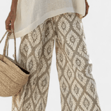 Indrė | Boho šik elegantiškas komplektas su ilgu kostiumu ir juostele