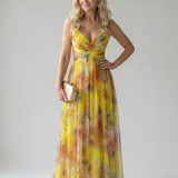 Kamilė | Minkšta Wrap Maxi Suknelė