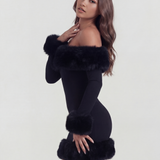 Alvyda | Žaisminga prabangi elegancija Mini suknelė