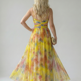 Kamilė | Minkšta Wrap Maxi Suknelė