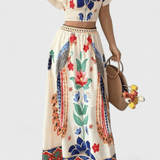 Karolina | Boho komplektas su etniniais raštais