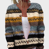 Danutė | Kardiganas su rudeniniu gėlių motyvu