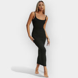 Meda | Midi suknelė atvira nugara