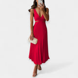 Nora | Maxi plisuota suknelė
