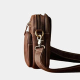Jonas | Vintažinis odinis krepšys su dirželiais