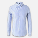 Zigmas | Dryžuoti Overshirt Marškiniai iš Minkšto Mišinio