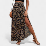 Emilija | Midi sijonas su leopardo raštu