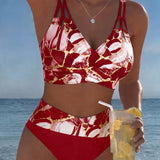Bikinis su Petnešėlėmis ir Blizgančia Iškirpte