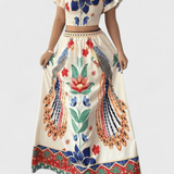 Karolina | Boho komplektas su etniniais raštais