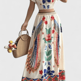 Karolina | Boho komplektas su etniniais raštais