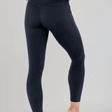 Gina | Legginsai su aukštu liemeniu 7/8 "All Day" – Nakties juoda