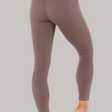Gina | Patobulintos viso dienos legginsai su itin aukštu liemeniu, ilgis 7/8, pilkai rudos spalvos