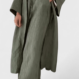 Jovydas | Dviejų dalių atostogų komplektas su ilgu kimono