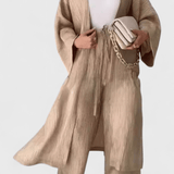 Jovydas | Dviejų dalių atostogų komplektas su ilgu kimono