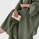 Jovydas | Dviejų dalių atostogų komplektas su ilgu kimono