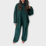 Bernardas | Plus Size Rombuoto Audinio Komplektas
